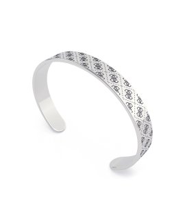 Guess 4G Pattern Joia Pulseira Bangle Mulher UBB70141-S