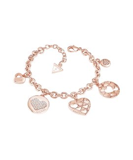 Guess Heart Devotion Joia Pulseira Mulher UBB82050-S