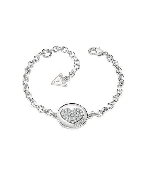 Guess Heart Devotion Joia Pulseira Mulher UBB82051-S