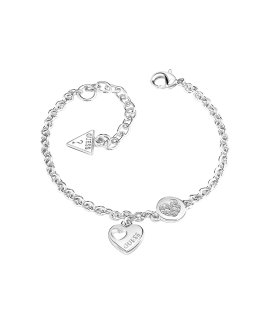 Guess Heart Devotion Joia Pulseira Mulher UBB82057-S