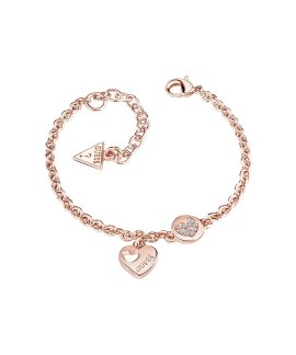 Guess Heart Devotion Joia Pulseira Mulher UBB82059-S
