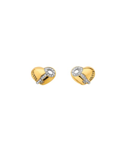 Guess Key to My Heart Joia Brincos Mulher UBE11452 Guess Key to My Heart Joia Brincos Mulher UBE11452