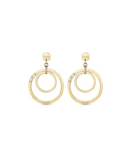 Guess Eternal Circles Joia Brincos Mulher UBE29023