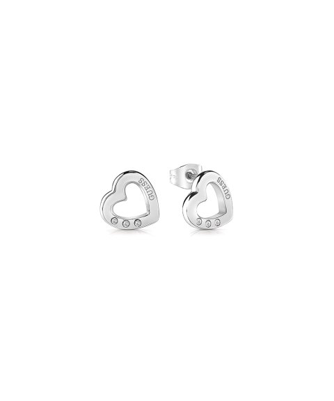 Guess Hearted Chain Joia Brincos Mulher UBE29058 Guess Hearted Chain Joia Brincos Mulher UBE29058