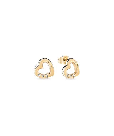 Guess Hearted Chain Joia Brincos Mulher UBE29059 Guess Hearted Chain Joia Brincos Mulher UBE29059