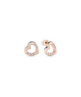Guess Hearted Chain Joia Brincos Mulher UBE29060