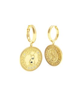 Guess Coin Joia Brincos Mulher UBE79156