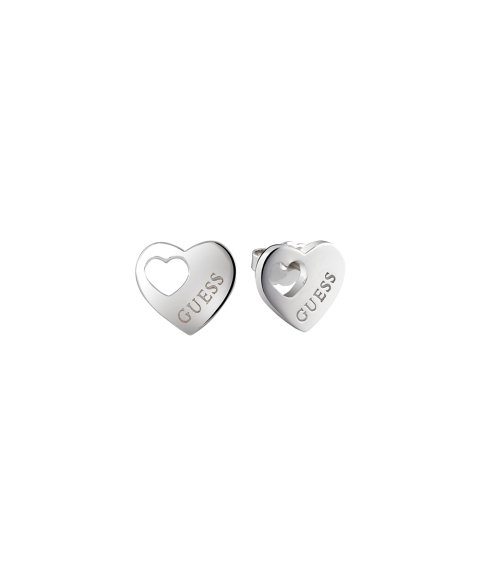Guess Heart Devotion Joia Brincos Mulher UBE82039