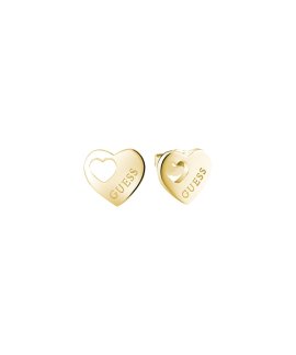 Guess Heart Devotion Joia Brincos Mulher UBE82040