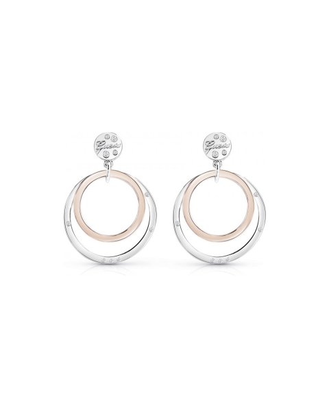 Guess Swinging Circles Joia Brincos Mulher UBE84098