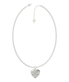 Guess Bold Heart Joia Colar Mulher UBN70025