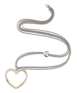 Guess Unchain My Heart Joia Colar Mulher UBN78073