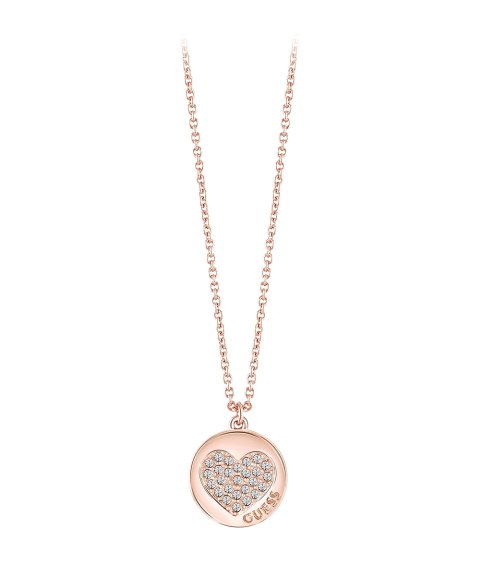 Guess Heart Devotion Joia Colar Mulher UBN82052