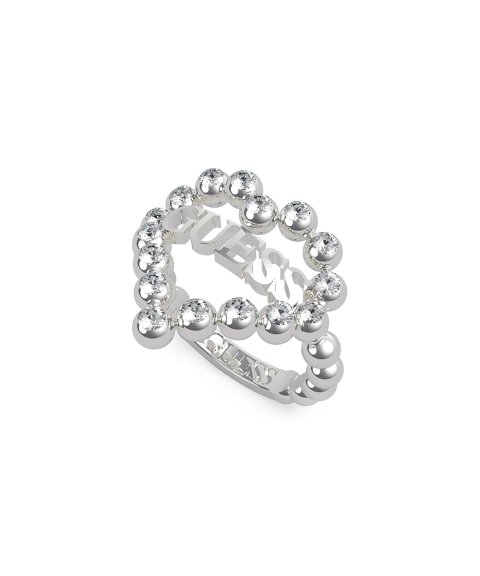 Guess Heart Balls Joia Anel Mulher UBR70025
