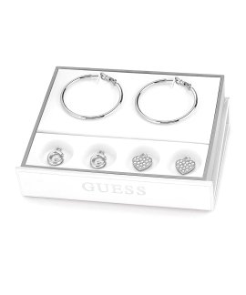 Guess Hoops I Did It Again Set Joia Brincos Set Mulher UBS84008