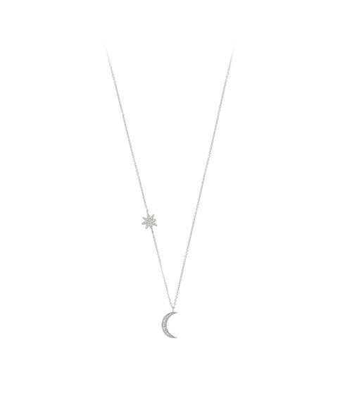 Unike Jewellery Mix and Match Moon and Stars Joia Colar Mulher UK.CL.1204.0066 Unike Jewellery Mix and Match Moon and Stars Joia Colar Mulher UK.CL.1204.0066