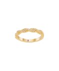 Unike Jewellery Mia Rose Braid Shiny Gold Joia Anel Mulher UK.AN.1204.0478