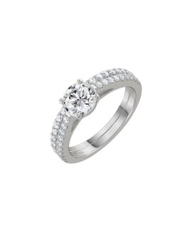 Unike Jewellery Classy Mood Solitário Joia Anel Set Mulher UK.AN.1205.0198