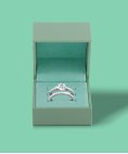 Unike Jewellery Classy Mood Solitário Joia Anel Set Mulher UK.AN.1205.0198