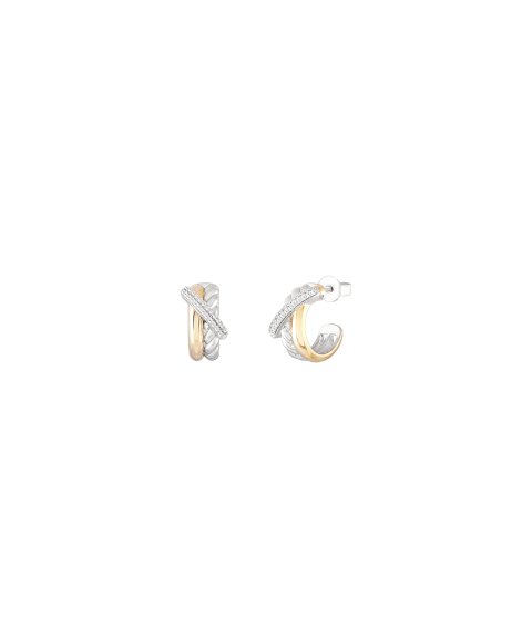 Unike Jewellery Classy Intertwined Hoops Joia Brincos Mulher UK.AR.1205.0008 Unike Jewellery Classy Intertwined Hoops Joia Brincos Mulher UK.AR.1205.0008