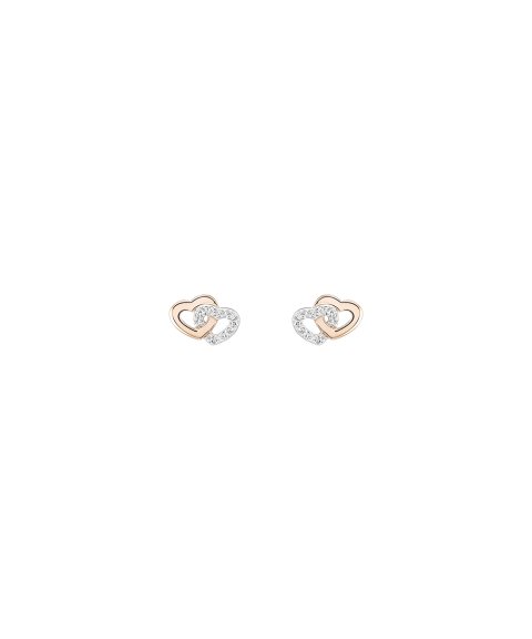 Unike Jewellery Love in Rose 2 Hearts Joia Brincos Mulher UK.BR.1110.0002