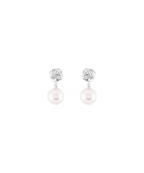 Unike Jewellery Classy Pearl Knot Joia Brincos Mulher UK.BR.1204.0106