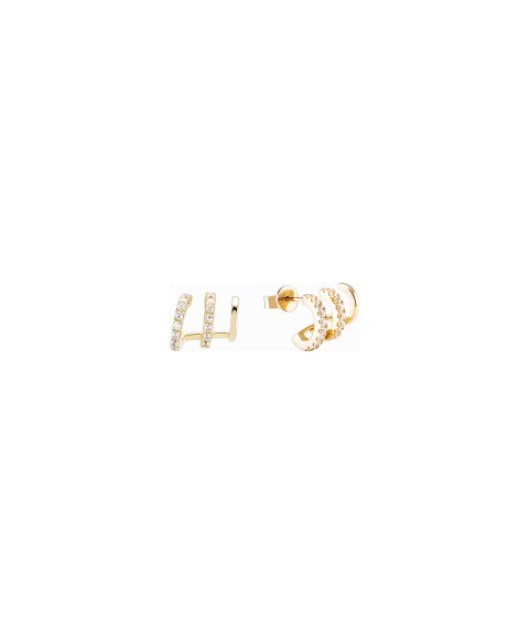 Unike Jewellery Mia Rose Shiny Gold Joia Brincos Mulher UK.BR.1204.0135 Unike Jewellery Mia Rose Shiny Gold Joia Brincos Mulher UK.BR.1204.0135