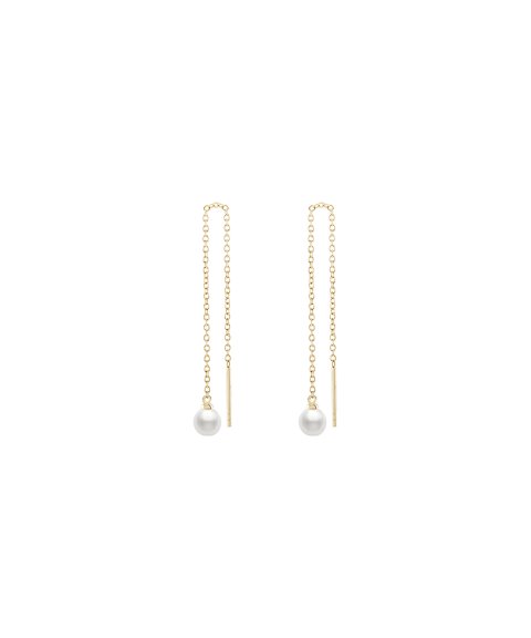 Unike Jewellery Pearls Chain Gold Joia Brincos Mulher UK.BR.1204.0155 Unike Jewellery Pearls Chain Gold Joia Brincos Mulher UK.BR.1204.0155
