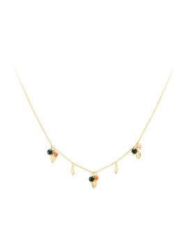 Unike Jewellery Fun Leaves Joia Colar Mulher UK.CL.0117.0167