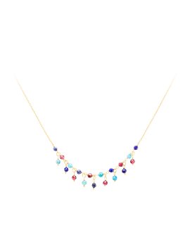 Unike Jewellery Winter Colorful Beads Joia Colar Mulher UK.CL.0117.0174