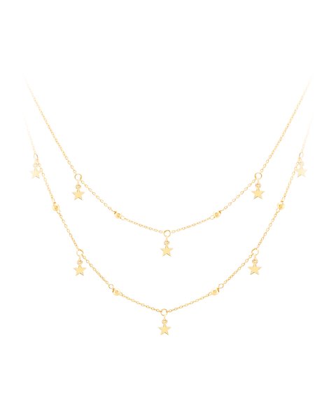 Unike Jewellery Winter Double Gold Stars Joia Colar Mulher UK.CL.0117.0177 Unike Jewellery Winter Double Gold Stars Joia Colar Mulher UK.CL.0117.0177
