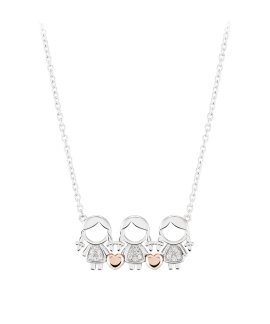 Unike Jewellery Mum - 3 Girls Joia Colar Mulher UK.CL.1110.0010