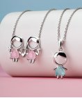 Unike Jewellery Mum Collection Special Edition - Girl and Boy Joia Colar Mulher UK.CL.1110.0014