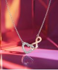 Unike Jewellery Love in Rose Infinite Joia Colar Mulher UK.CL.1110.0027
