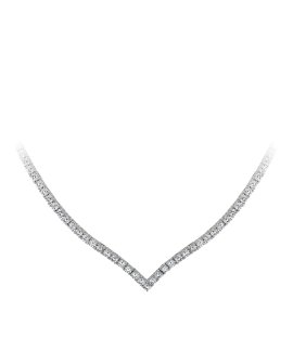 Unike Jewellery Party Tennis V Line Joia Colar Mulher UK.CL.1202.0028