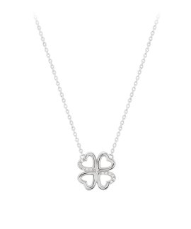 Unike Jewellery Classy Flip Me Clover Joia Colar Mulher UK.CL.1204.0162