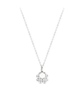 Unike Jewellery Classy Clover Pearl Joia Colar Mulher UK.CL.1204.0167