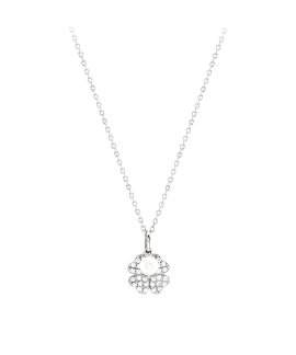 Unike Jewellery Classy Clover Pearl Joia Colar Mulher UK.CL.1204.0167