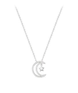 Unike Jewellery Matchy Moon and Tiny Star Joia Colar Mulher UK.CL.1204.0187