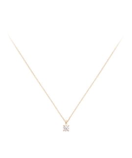 Unike Jewellery Mia Rose Solitaire Gold Joia Colar Mulher UK.CL.1204.0226