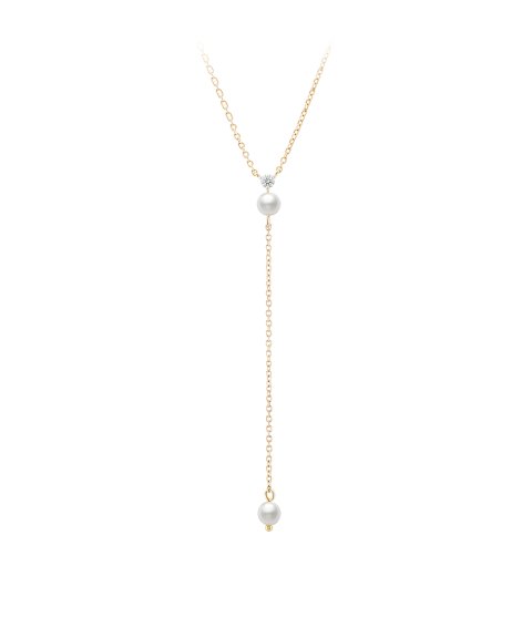 Unike Jewellery Pearls Y Gold Joia Colar Mulher UK.CL.1204.0254