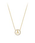 Unike Jewellery Classy Letter A Joia Colar Mulher UK.CL.1204.0289