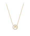 Unike Jewellery Classy Letter M Joia Colar Mulher UK.CL.1204.0300