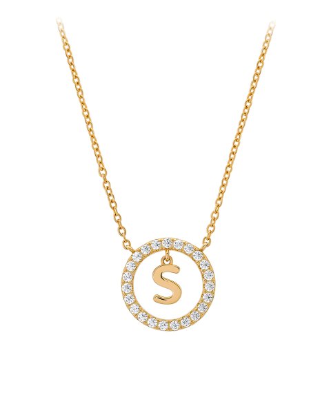 Unike Jewellery Classy Letter S Joia Colar Mulher UK.CL.1204.0306