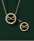 Unike Jewellery Meaningful Infinito Joia Colar Mulher UK.CL.1204.0346