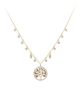 Unike Jewellery Fun Tree of Life Joia Colar Mulher UK.CL.1205.0075