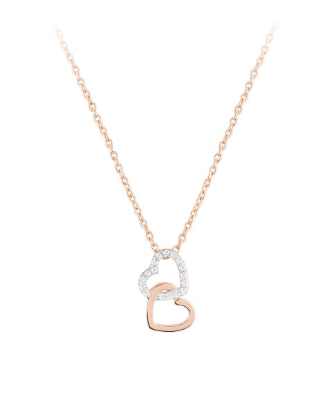 Unike Jewellery Love in Rose 2 Hearts Joia Colar Mulher UK.CL.1205.0104 Unike Jewellery Love in Rose 2 Hearts Joia Colar Mulher UK.CL.1205.0104