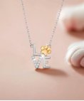 Unike Jewellery Pet Lovers Pata Joia Colar Mulher UK.CL.1205.0109