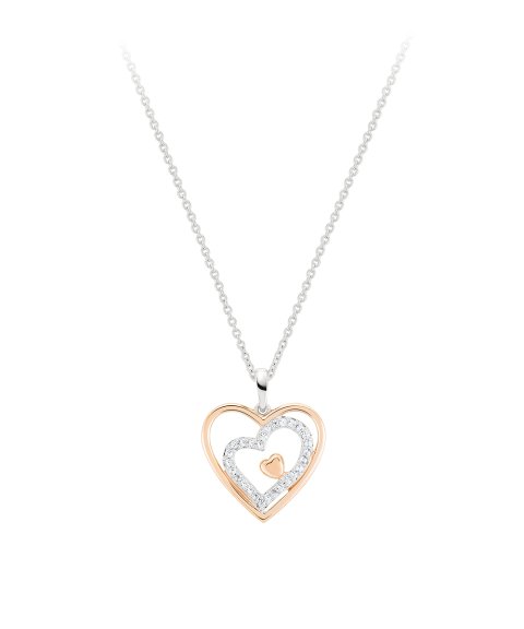 Unike Jewellery Love in Rose 3 Hearts Joia Colar Mulher UK.CL.1208.0007 Unike Jewellery Love in Rose 3 Hearts Joia Colar Mulher UK.CL.1208.0007