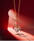Unike Jewellery Valentines Day Key and Heart Joia Colar Mulher UK.CL.JT0024.00.00